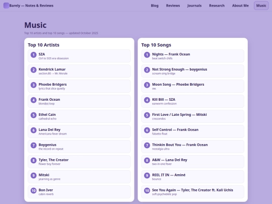 music screenshot