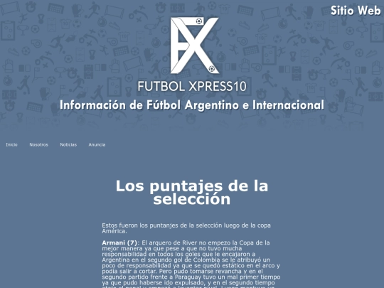 Lospuntajesdelaseleccin screenshot