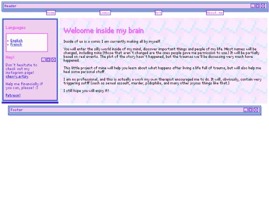 English screenshot