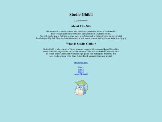 MyFirstWebsite screenshot
