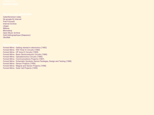 Ressources screenshot