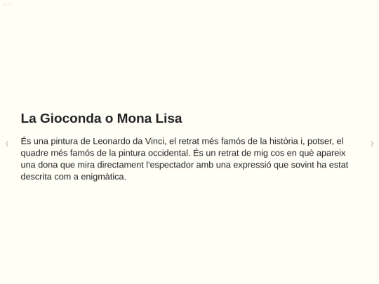 gioconda screenshot