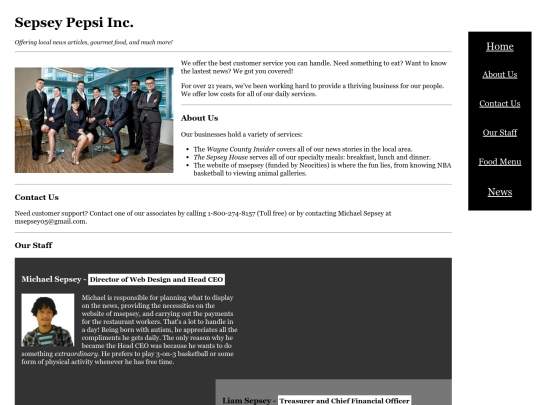 data/staff-homepage screenshot