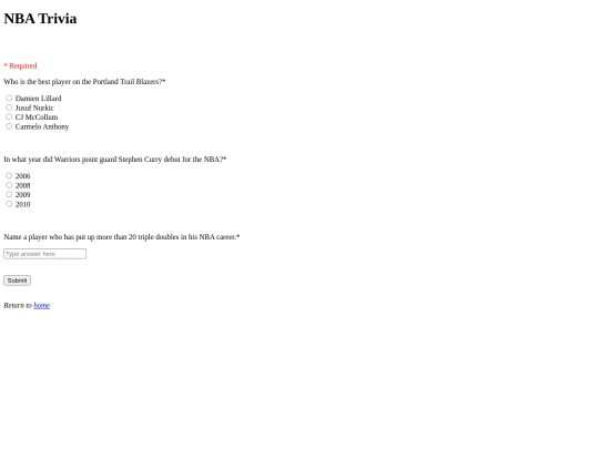 formpractice screenshot