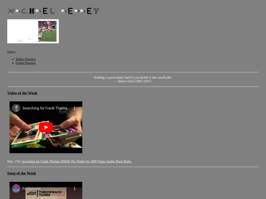 testpage screenshot