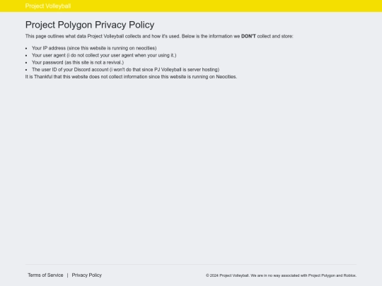 info/privacy screenshot