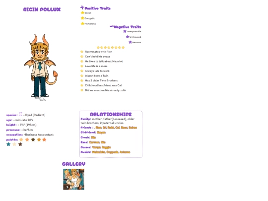 charaprofile/Ricin screenshot