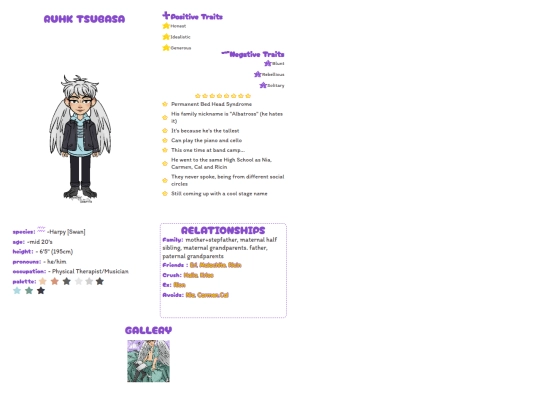 charaprofile/Ruhk screenshot