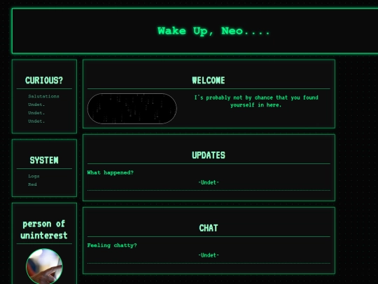 menu screenshot