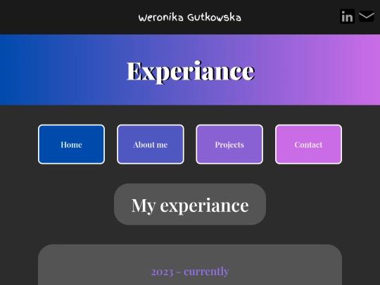 experiance screenshot
