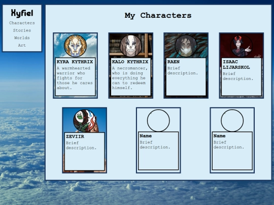 characters screenshot