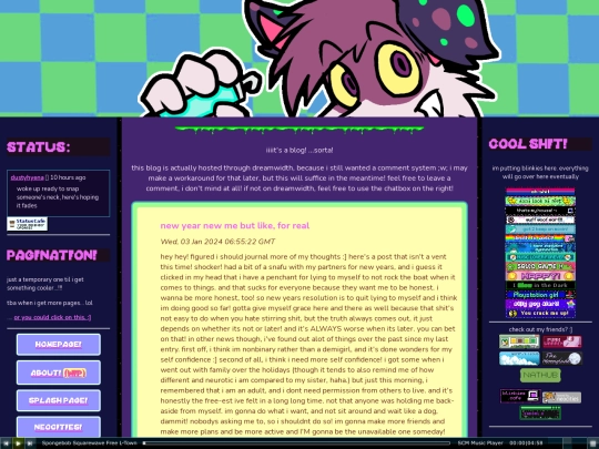 blog screenshot