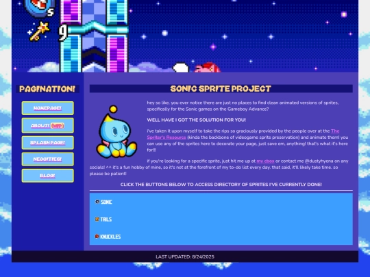 sonicspriteproj screenshot