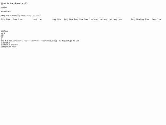 writings screenshot