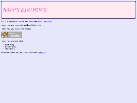 index screenshot