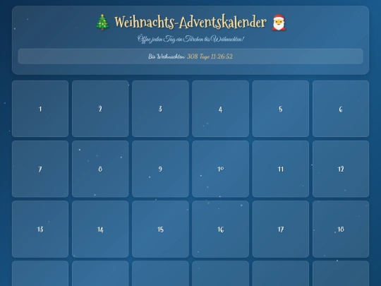 Adventskalender screenshot