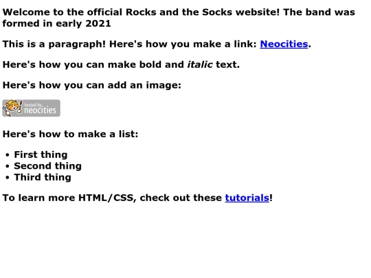 index screenshot