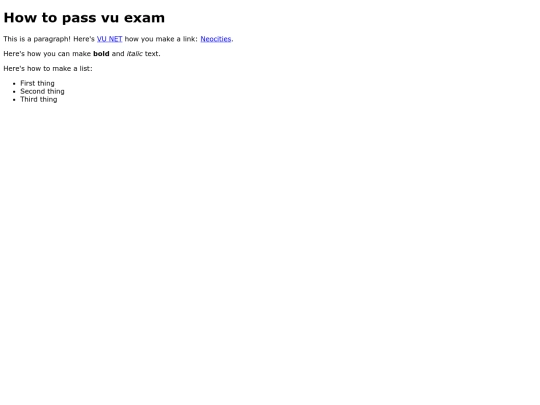 index screenshot
