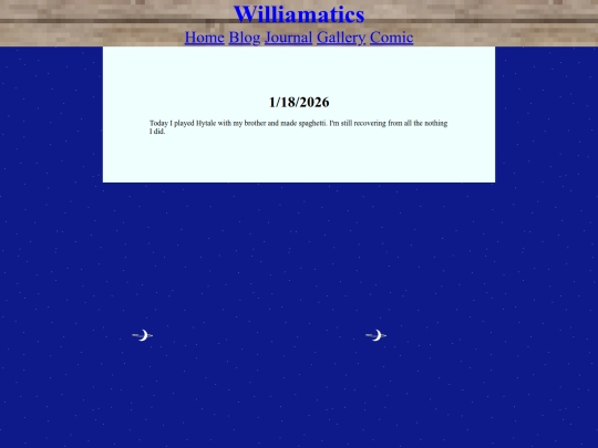 Journal/1-18-2026 screenshot