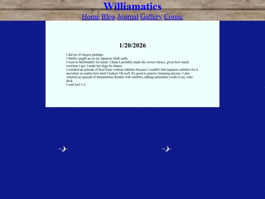 Journal/1-20-2026 screenshot