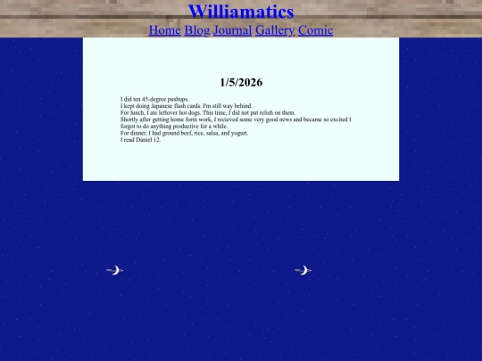 Journal/1-5-2026 screenshot