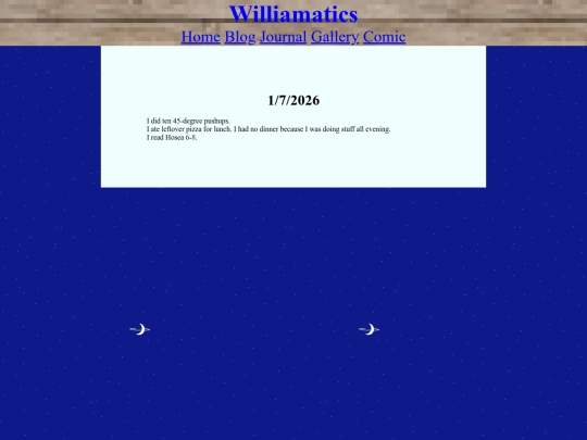 Journal/1-8-2026 screenshot