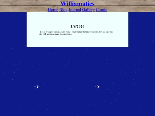 Journal/1-9-2026 screenshot