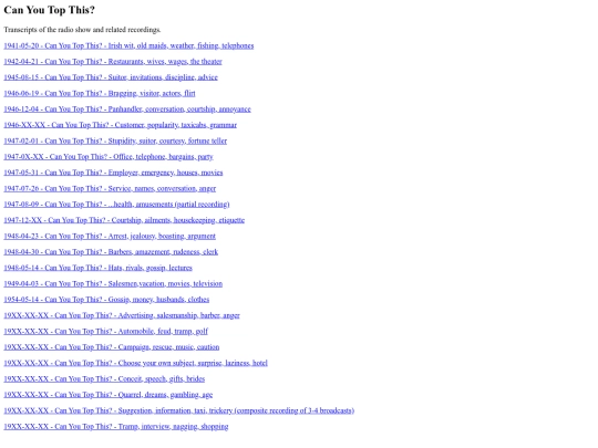 index screenshot