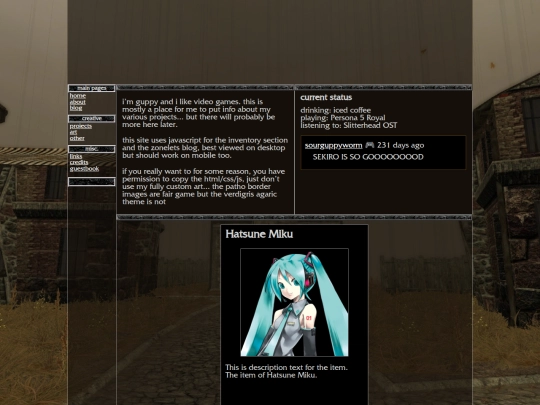 index screenshot
