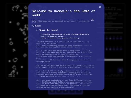 GameOfLife screenshot