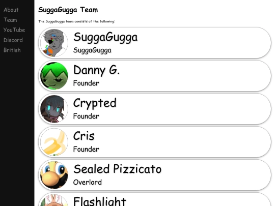 sugga/team screenshot