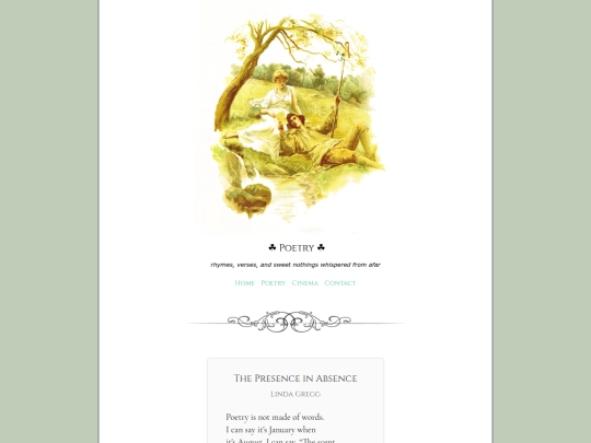 poetry screenshot