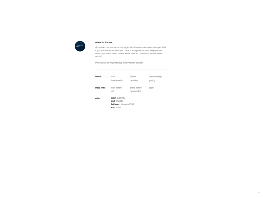 links screenshot