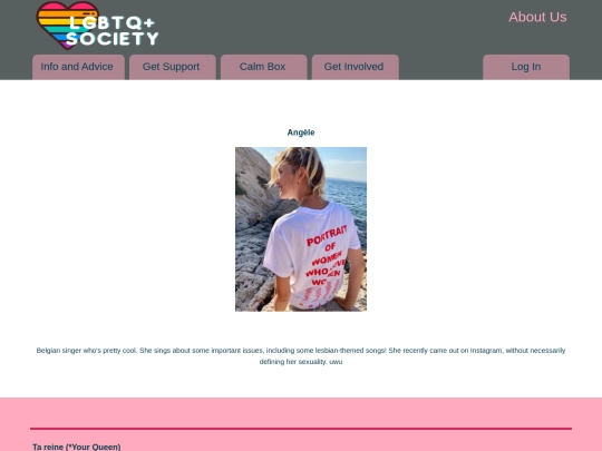 recommendations/singers/angele screenshot