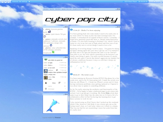 blog screenshot