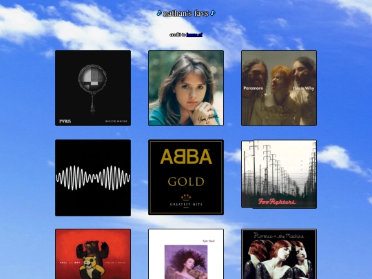favorites screenshot