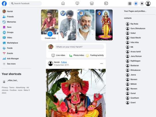 facebook/project screenshot