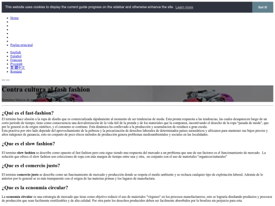 Manifiesto screenshot