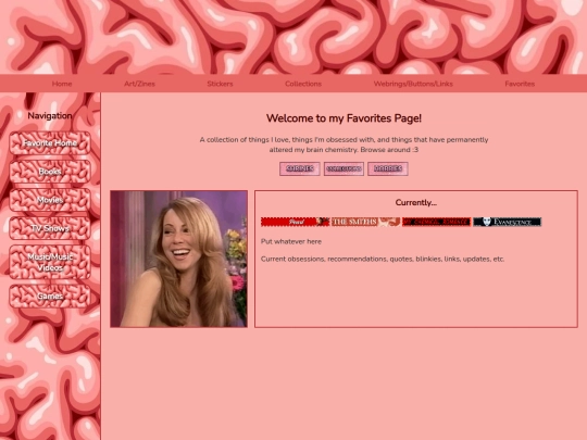 favorites screenshot