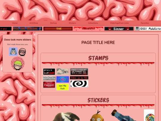 stickers screenshot