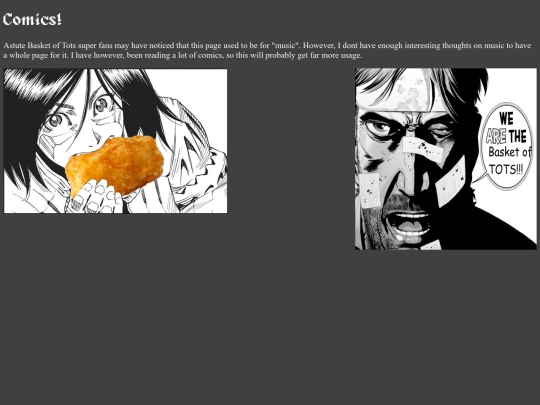 comicblog screenshot