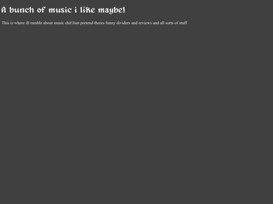 musicblog screenshot