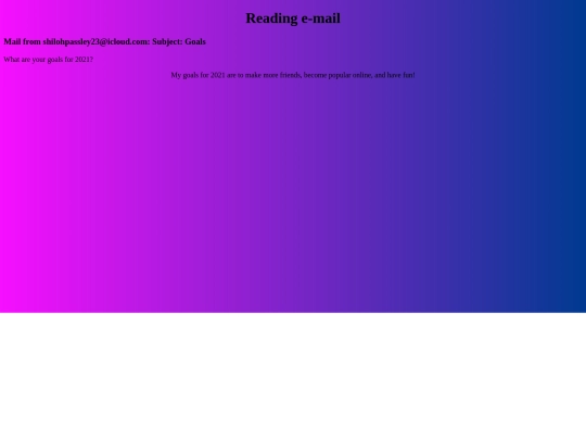 reademail screenshot