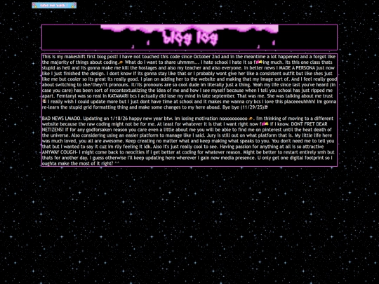 blog screenshot