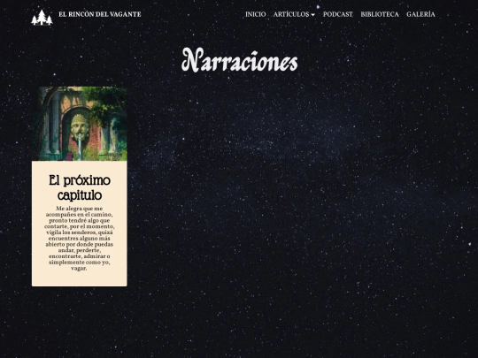 Narraciones screenshot