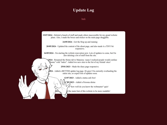 updates screenshot