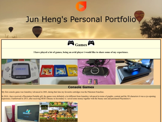 games screenshot