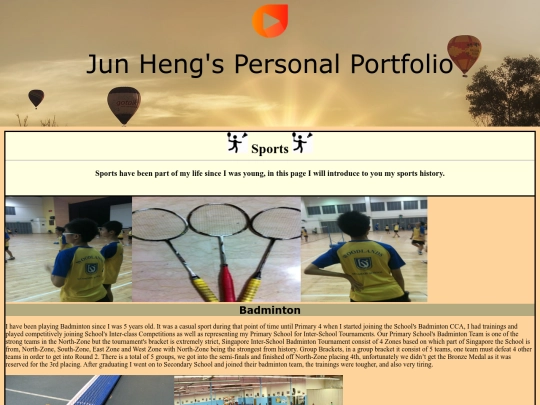 sports screenshot