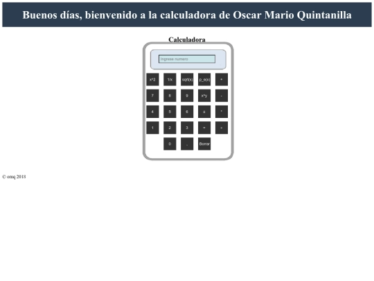 Calculadora screenshot
