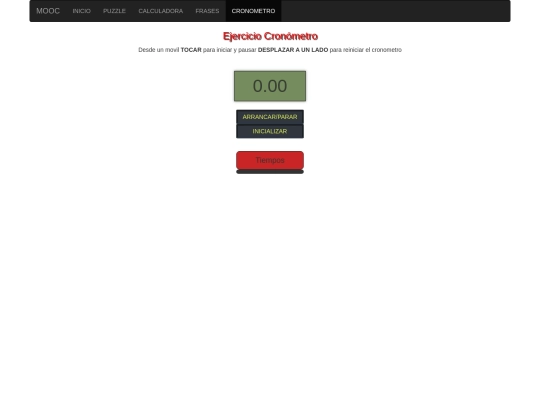 Cronometro screenshot